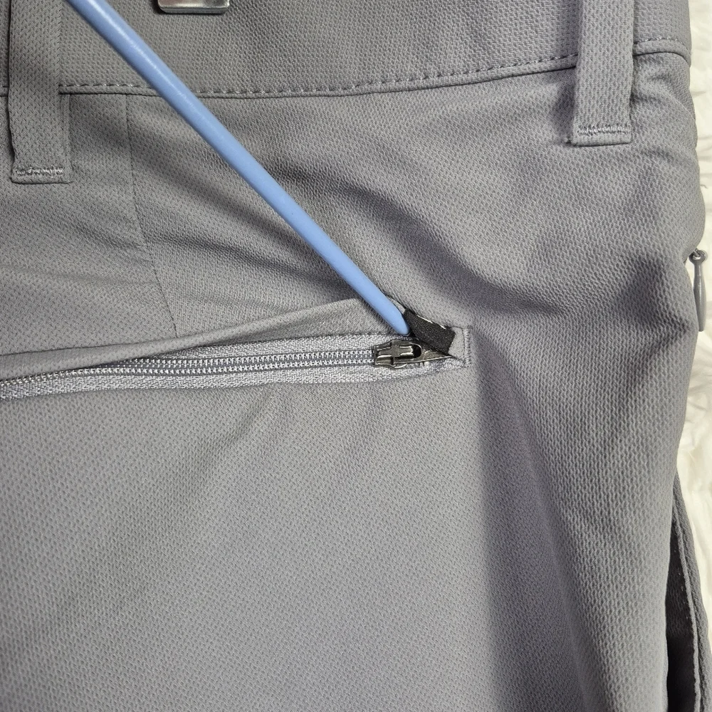 Banana Republic Mens Slim Straight Core Temp Chino Pants Gray 40x34‎ Casual